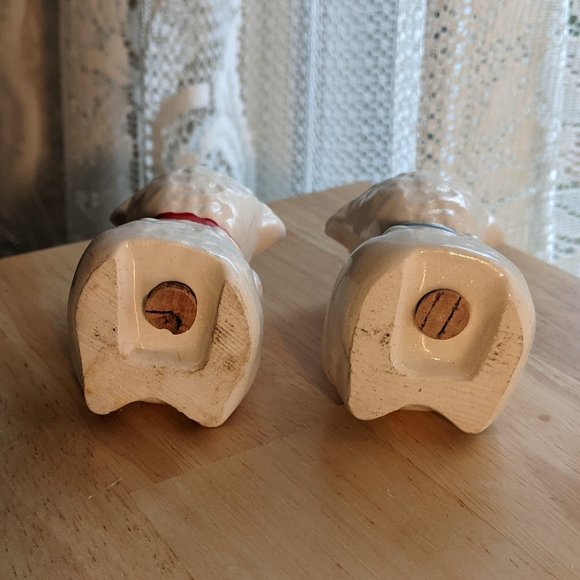 Vintage Collectible Anthropomorphic Lamb Salt & Pepper Shakers - Picture 6 of 8